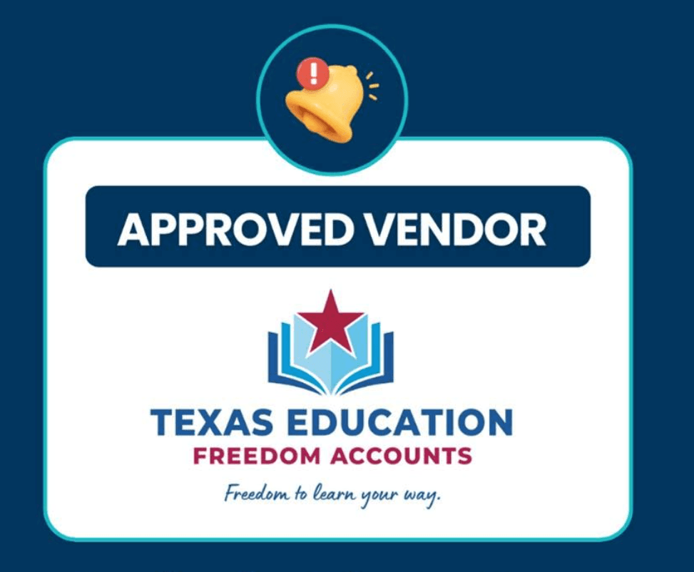 Approved Vendor for Texas Education Freedom Accounts